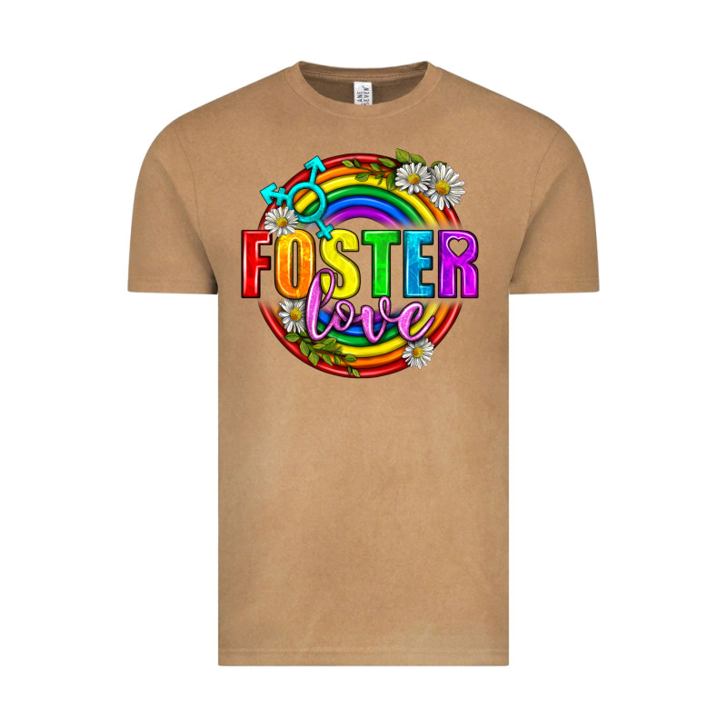 Foster Love Pride Lgbtq Vintage Tee by BundleAndBundleShop | Teevron