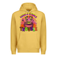 Antique Gold hubble bubble trouble Premium Hoodie - Artiststas