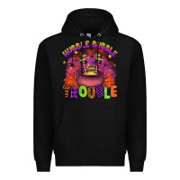 Black hubble bubble trouble Premium Hoodie - Artiststas
