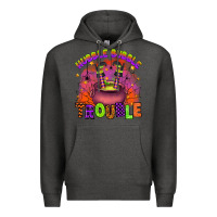 Charcoal Heather hubble bubble trouble Premium Hoodie - Artiststas