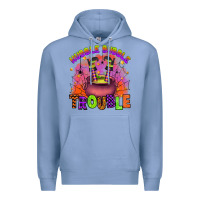 Colony Blue hubble bubble trouble Premium Hoodie - Artiststas