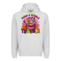 Dove Grey hubble bubble trouble Premium Hoodie - Artiststas
