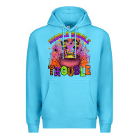 Ocean Blue hubble bubble trouble Premium Hoodie - Artiststas