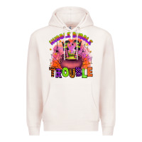 Pale Pink hubble bubble trouble Premium Hoodie - Artiststas
