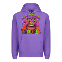 Purple hubble bubble trouble Premium Hoodie - Artiststas