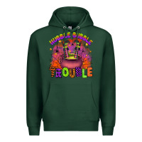 Sports Green hubble bubble trouble Premium Hoodie - Artiststas