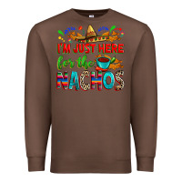 Chestnut I'm just here for the nachos Premium Sweatshirt - RanaPortraitStore