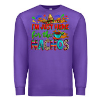 Purple I'm just here for the nachos Premium Sweatshirt - RanaPortraitStore