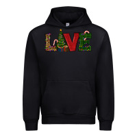 Black Christmas Tree Love Urban Hoodie - RanaPortraitStore