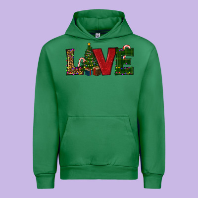Christmas Tree Love Urban Hoodie Designed By Ranaportraitstore