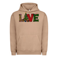 Pigment Burro Christmas Tree Love Urban Hoodie - RanaPortraitStore