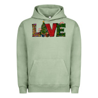 Pigment Oil Green Christmas Tree Love Urban Hoodie - RanaPortraitStore