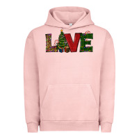 Pigment Salmon Christmas Tree Love Urban Hoodie - RanaPortraitStore