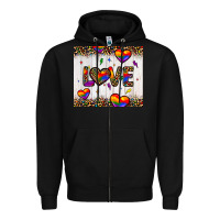 Black love hearts pride tumbler Zipper Hoodie - JahusDesignShop
