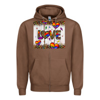 Chestnut love hearts pride tumbler Zipper Hoodie - JahusDesignShop