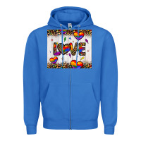 True Royal love hearts pride tumbler Zipper Hoodie - JahusDesignShop