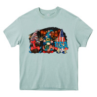 Arona i love usa gnomes 4th of july Heavy Core Tee - CowGirlArtShop