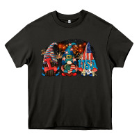 Asphalt i love usa gnomes 4th of july Heavy Core Tee - CowGirlArtShop