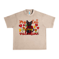 French Oak my cat is my valentine valentine's day Urban Heavy Tee - FaDigitalArtStudio