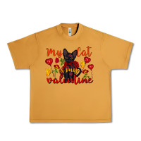 Peanut Butter my cat is my valentine valentine's day Urban Heavy Tee - FaDigitalArtStudio