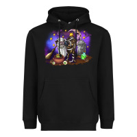 Black Cow Halloween Heavyweight Hoodie - RanaPortraitStore