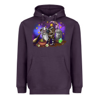 Plum Cow Halloween Heavyweight Hoodie - RanaPortraitStore