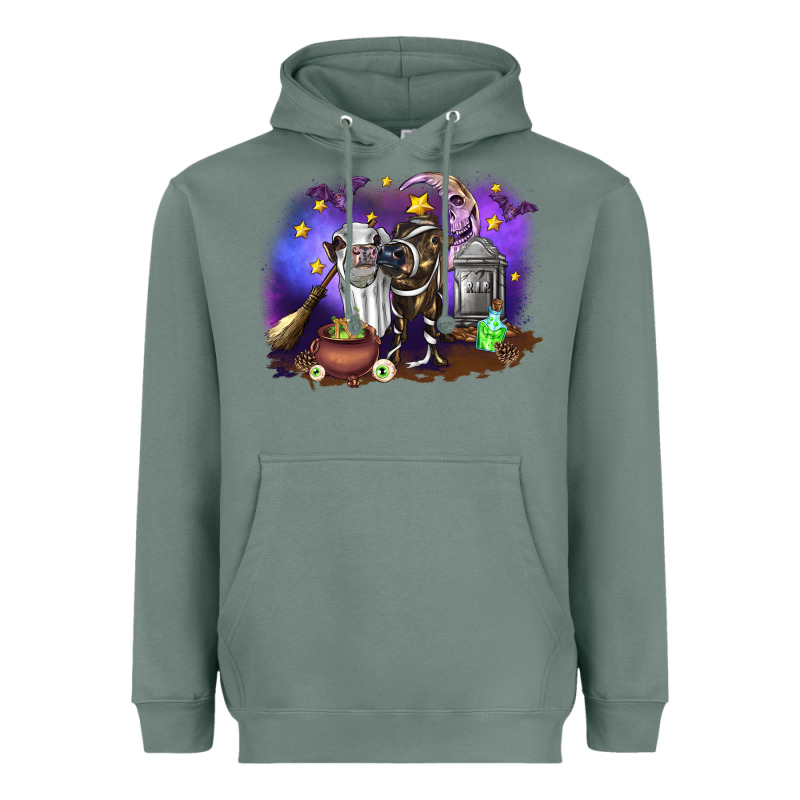Cow Halloween Heavyweight Hoodie by RanaPortraitStore | Teevron