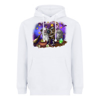 White Cow Halloween Heavyweight Hoodie - RanaPortraitStore