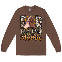 Chestnut Fur Baby Mama Long Sleeve Tee - CowhideDigitalArt
