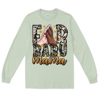 Matcha Fur Baby Mama Long Sleeve Tee - CowhideDigitalArt