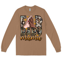 Toasted Coconut Fur Baby Mama Long Sleeve Tee - CowhideDigitalArt
