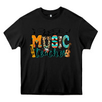 Black music teacher Heavy Core Tee - RanaPortraitStore
