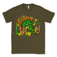 Army Green Feeling lucky St. Patrick's Day Classic Tee - CowGirlArtShop