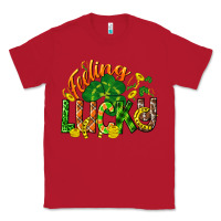 Red Feeling lucky St. Patrick's Day Classic Tee - CowGirlArtShop