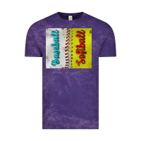 Cloud Purple Baseball And Softball Tumbler Vintage Tee - BundleAndBundleShop