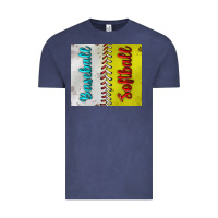 Vintage Denim Baseball And Softball Tumbler Vintage Tee - BundleAndBundleShop