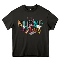 Asphalt nurse on duty Heavy Core Tee - CowGirlArtShop