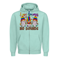 Seafoam love gnomes no bounds Zipper Hoodie - JahusDesignShop