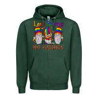 Sports Green love gnomes no bounds Zipper Hoodie - JahusDesignShop