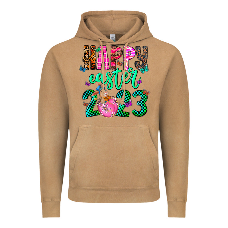 Happy Easter Vintage Hoodie by CowhideDigitalArt | Teevron