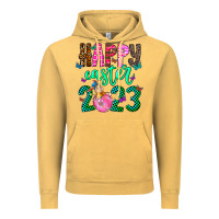 Vintage Mustard Happy Easter Vintage Hoodie - CowhideDigitalArt