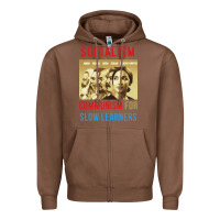 Chestnut socialism Zipper Hoodie - DesigneFamous