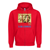 Red socialism Zipper Hoodie - DesigneFamous