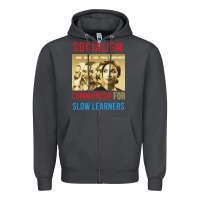 Smoke socialism Zipper Hoodie - DesigneFamous