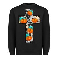 Black pumpkin cross Heavyweight Sweatshirt - JahusDesignShop