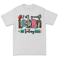 Dove Grey y'all gonna learn today Premium Tee - OliviaCreatesArt