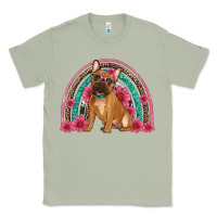Matcha french bulldog floral rainbow Classic Tee - Artiststas