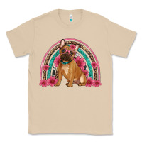 French Bulldog Floral Rainbow Classic Tee | Teevron