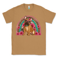 Toasted Coconut french bulldog floral rainbow Classic Tee - Artiststas