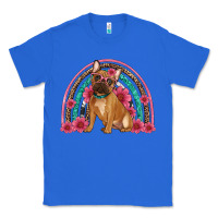 True Royal french bulldog floral rainbow Classic Tee - Artiststas